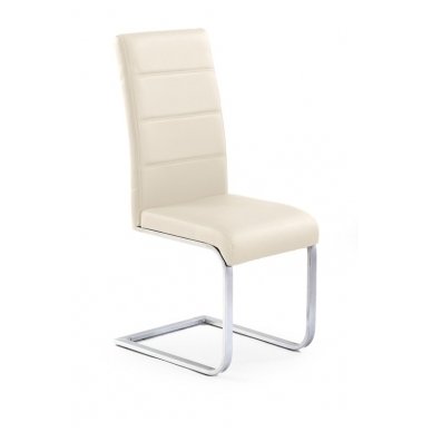 K85 cream colored metal chair