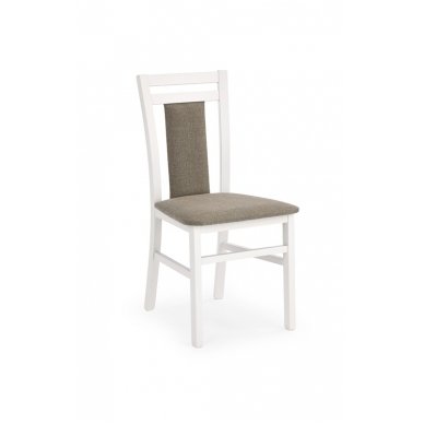 HUBERT 8 white wooden chair