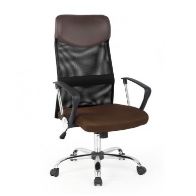 VIRE brown office chair on wheels