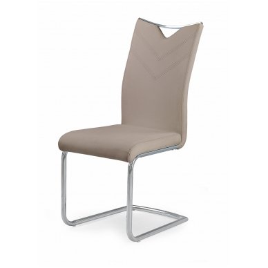 K224 cappuccino colored metal chair