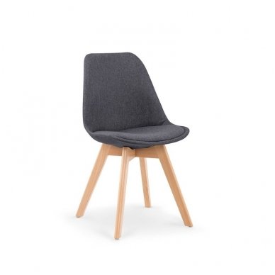 K303 dark grey wooden chair