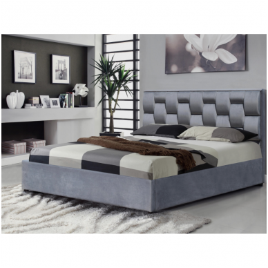 ANNABEL 160 bed with the function of a container gray