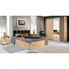 CALI 180 C16 bed with box for bedding