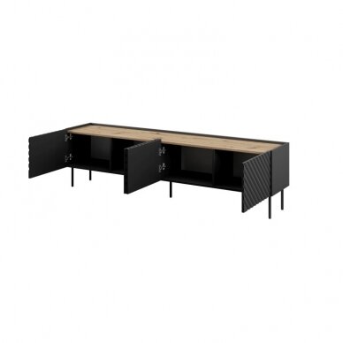 ONDA RTV 4D black TV stand 3