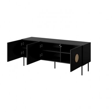 PALAZZO RTV 150 3D black TV stand 3