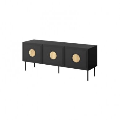 PALAZZO RTV 150 3D black TV stand 2