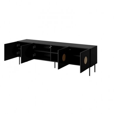 PALAZZO RTV 200 4D black TV stand 3