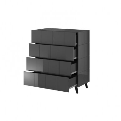 REJA KOM4S grey chest of drawers 3