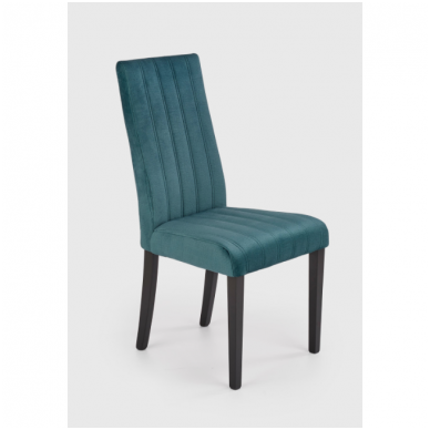 DIEGO 2 dark green wooden chair