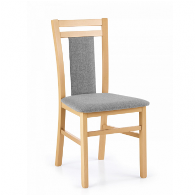 HUBERT 8 honey oak colored wooden chair