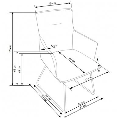 K271 metalinė kėdė 6