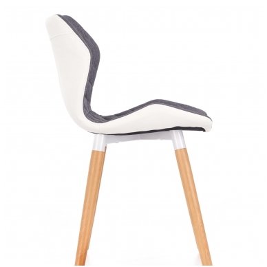 K277 grey wooden chair 5