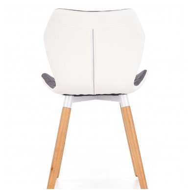 K277 grey wooden chair 4