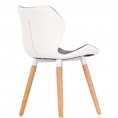 K277 grey wooden chair 3