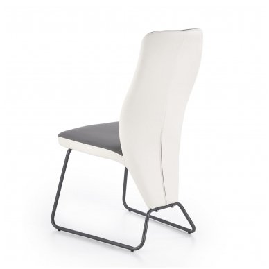 K300 white / grey colored metal chair 2