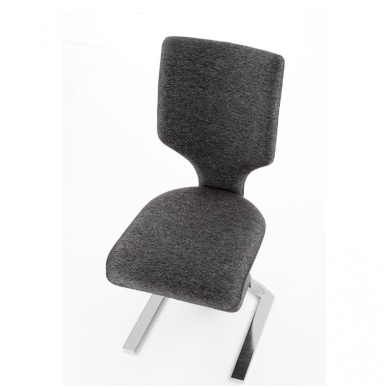 K307 black / dark grey colored metal chair 3