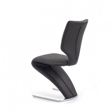 K307 black / dark grey colored metal chair 7