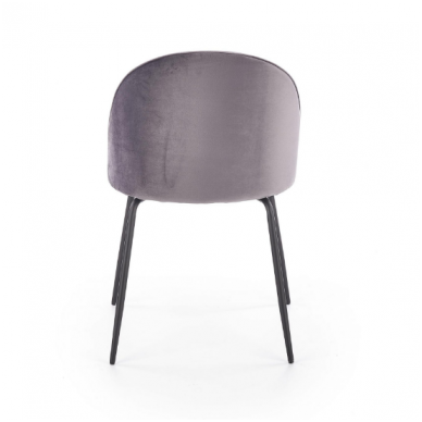 K314 dark grey metal chair 2