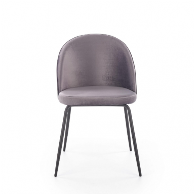 K314 dark grey metal chair 4