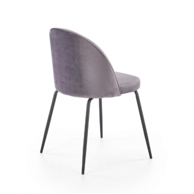 K314 dark grey metal chair 7