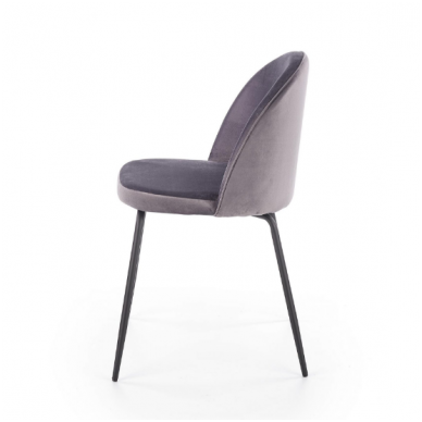 K314 dark grey metal chair 8