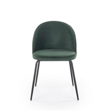 K314 dark green metal chair 4