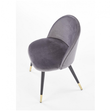 K315 dark grey metal chair 3