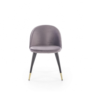 K315 dark grey metal chair 4