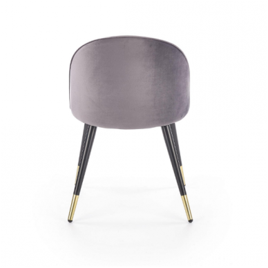 K315 dark grey metal chair 2