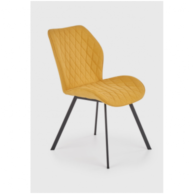 K360 mustard metal chair