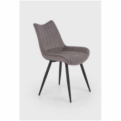 K388 gray metal chair