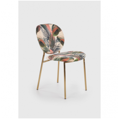 K398 multicolored metal chair