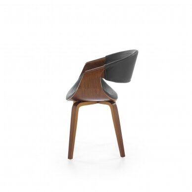 K544 black wooden chair 4