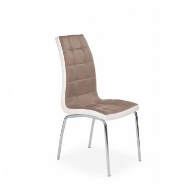 K186 cappucino colored metal chair