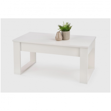 NEA white coffee / magazine table