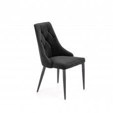 K365 juoda metlinė kėdė