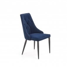 K365 tamsiai mėlyna metlinė kėdė