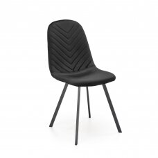 K462 juoda metalinė kėdė