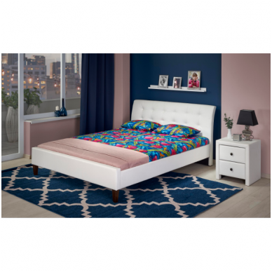 SAMARA 160 white double bed