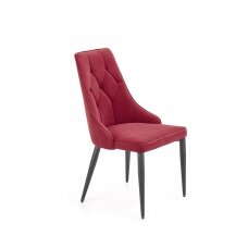 K365 burgundy metal chair