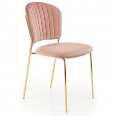 K499 pink metal chair