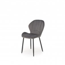 K538 серый металлический стул