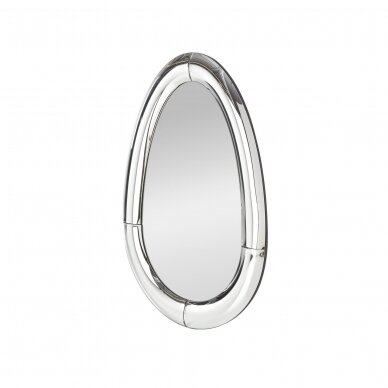 IVORY mirror with silver frame 4