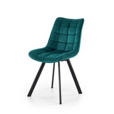 K332 turquoise metal chair