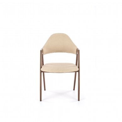 K344 beige metal chair 2