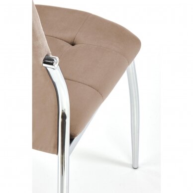 K416 beige metal chair 5