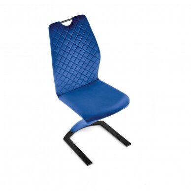 K442 dark blue metal chair 3