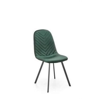 K462 dark green metal chair