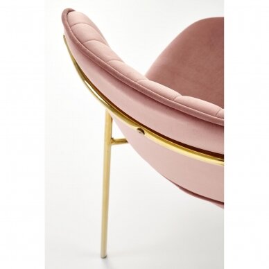 K499 pink metal chair 4