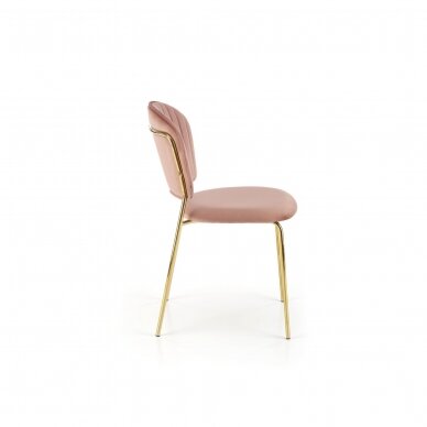 K499 pink metal chair 5